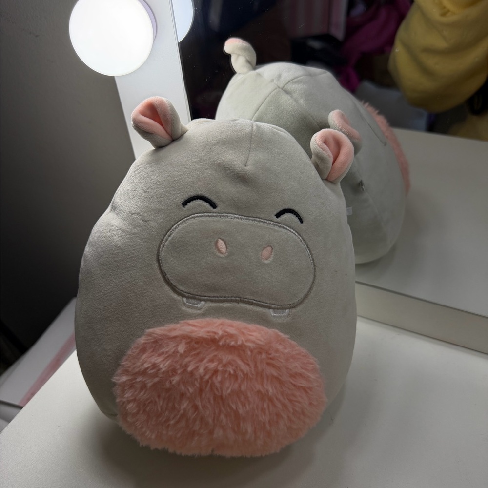 Squishmallows 10" Harrison The Grey Hippo Plush